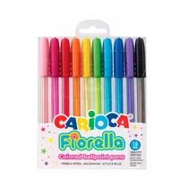 Bolígrafo Esferográfica Carioca Fiorella 42775 10 Unidades