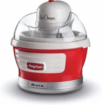 Ariete Maquina de Helados Party Time Blanco/Rojo 1.5L 12W