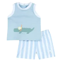 Chicco Fashion Set 2 PZ Camiseta s/M c/ Pantalones Cort Tela s/C