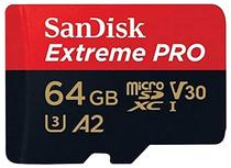 Cartão de Memória Micro SD Sandisk 64GB Extreme Pro SDXC/Uhs-I 200MB/s