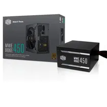 Fonte Cooler Master Mwe MPE-4501-Acaab-US ATX 450W 80 Plus Bronze PFC Ativo Bivolt - Preto