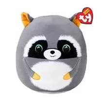 TY Peluches TY Squish-A-Boos Sneaky Mapache Gris Detalles En El Producto 3+ Multicolor