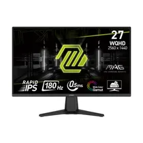 Monitor 27" MSI Mag 275QF Flat 180HZ Rapid Ips 0.5MS 2K HDMI/DP
