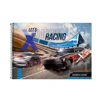 Cuaderno de Dibujo Tilibra X-Racing 306120 80 Hojas Surtido 1 Pieza