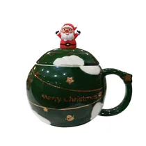 Caneca Natalina Verde 8X7.7CM 400ML