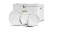 Scalla Juegos de Platos AP.Jantar c/Xic.20 PCS Nobre Blanco