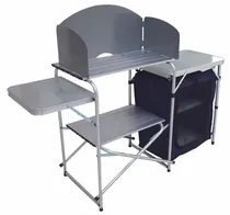 Mesa Dobrável com Armário Nautika Serena para Camping