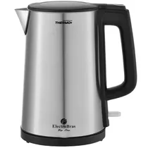 Jarra Elétrica Electrobras Thermo+ EBJE-04 1.200 Watts 1.5 Litros 127V ~ 60HZ - Prata/Preta
