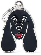 Medalha de Identificacao Myfamily Friends Cao Cocker Spaniel Preto MF12BLACK