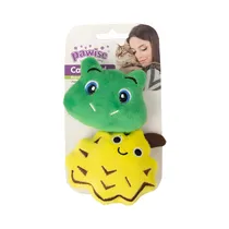 Juguete para Mascota Pawise 27812 Meow Meow Life Peluche de Piña Y Rana 2 Piezas