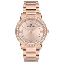 Relogio Analogico Feminino Daniel Klein DK.1.12698-5 Premium Ladies / Pulseira de Aco Inoxidavel - Rose Gold