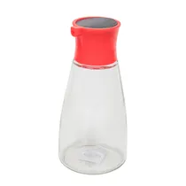 2X1 Porta Azeite de Vidro 200ML Vermelho