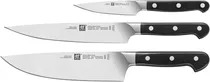 Set de Facas Zwilling 38485-004 Pro Wood (3 Peças)