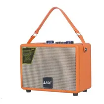 Speaker Lige 6 6500W/ BT/ USB/ SD/ FM/ Aux-Orange (Caja Fea)