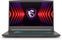 Notebook MSI Thin 15 B8VF-270US RYZEN9-8945HS/ 16GB/ 1TB SSD/ 15.6"/ RTX4060/ W11 Preto Nuevo