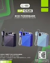 Ecopower Cargador Portatil EP-C526 10000MAH Celeste