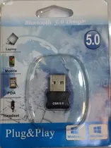 Adaptador Bluetooth CSR 5.0 Dongle USB-P-PC  Adaptador B...