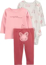 Conjunto Carter's 1R549710 - Feminino (3 Peças)
