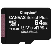Memoria Micro SD Kingston Canvas Select Plus SDXC 64GB Classe 10