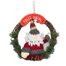 Guirlanda de Enfeites de Natal L8-258 Papai Noel 35CM
