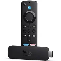 Adaptador Multimídia Amazon Fire Stick - 4K - Wi-Fi/Bluetooth - 2ª Geração - Preto