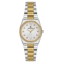 Relogio Analogico Feminino Daniel Klein DK.1.14099-4 Premium Lady / Pulseira de Aço Inoxidável - Prata/Gold