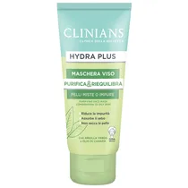 Máscara Facial Clinians Hydra Plus Purifica Riequilibra Pelli Miste O Impure - 75ML