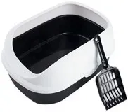 Original Caja de Arena p/Mascota K49243 Blanco/Negro