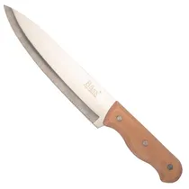 Faca Bass Aço Inoxidável Cabo de Madeira 31CM