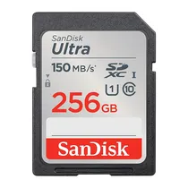 Cartao de Memoria SD Sandisk Ultra U1 256GB Classe 10