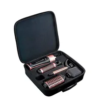Kit Cepillo Eléctrico Quanta QTKCS7000 1100W 4 En 1 220V Negro Y Rose