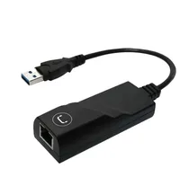 Unnotekno Cable Adaptador AD3003BK USB-A para Lan RJ45