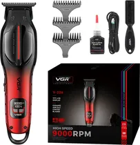 Cortador de Cabelo VGR Voyager Hair Trimmer V-226 Vermelho  Cortador de...