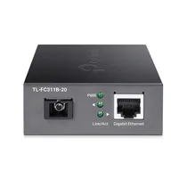 Conversor de Mídia TP-Link FC311B-20 - 1000MBPS - Cinza