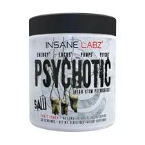 Pré-Treino Insane Labz Psychotic Saw 187G Fruit Punch