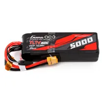 Gens Ace 11.1V 5000MAH 60C 3S Lipo G-Tech XT60 Plug