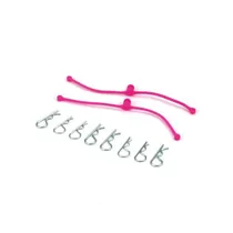 Body Clips Retainers Pink 2PC Dub 2251