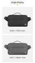 Case Wiwu Alpha Crossbody Bag Preta, Bolsa para Acessórios