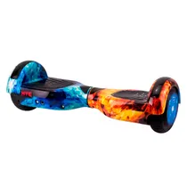Scooter Eletrico Hye 6.5" Bluetooth LED + Bolsa - Ice Flame