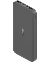 Carregador Portátil Xiaomi USB Mi PB100LZM 10000MAH - Preto(2 Usba-A/USB-C)