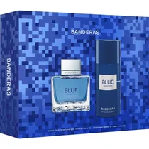 Kit Perfume Masculino Antonio Banderas Blue Seduction Edt 100 ML + Desodorante