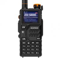 Radio BAOFENG-K5PLUS 10W Multi-Band Uhf VHF AM Aviacao Banda, 999CH 2500MAH Transceiver Portatil de