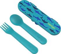 Kit Talher Bentgo Kids Utensil Set - Bgkdutpl-SHK Sharks