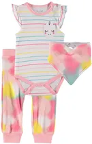 Conjunto para Bebê René Rofé RSE145G25 - Feminino (3 Peças)
