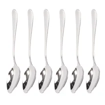 Jogo de Colheres 6 Peças Aço Inox