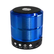 Caixa de Som Portátil Bluetooth WS-887 Mini - Azul
