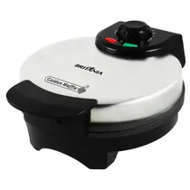 Máquina para Waffles Britânia Golden Waffle 850 Watts 220V ~ 50/60 HZ - Prata/Preta