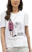 Camiseta DKNY P3MHFOQX-WHT - Feminina