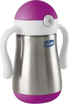 Copo Inoxidável Chicco 6931-100 Power Cup 18M+ Roxo