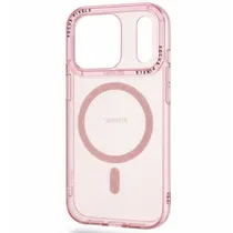 Capa Magnética Cisen para iPhone 17 Pro - Coral Transparente